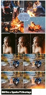 60 تصویر کلیپ آرت افکت آتش و جرقه برای تصاویرCM Fire And Sparks Photoshop Overlays