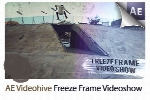 پروژه آماده افترافکت فریز یا متوقف کردن زمان در نمایش ویدئویی به همراه آموزش ویدئویی از ویدئوهایوVideohive Freeze Frame Videoshow After Effects Templates