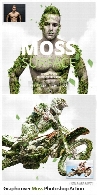 اکشن فتوشاپ ایجاد افکت خزه درخت بر روی تصاویر به همراه آموزش ویدئویی از گرافیک ریورGraphicriver Moss Photoshop Action