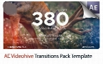 380 ترانزیشن آماده افترافکت به همراه آموزش ویدئویی از ویدئوهایوVideohive Transitions Pack After Effects Templates