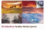 پروژه آماده افترافکت اسلایدشو تصاویر با افکت پارالاکس از ویدئوهایوVideohive Parallax Media Opener After Effects Templates