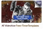 پروژه آماده افترافکت فریز یا متوقف کردن زمان در نمایش تیزر به همراه آموزش ویدئویی از ویدئوهایوVideohive Freez Timer After Effects Templates