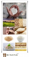 تصاویر با کیفیت برنج خام و پختهRice Stock Photo