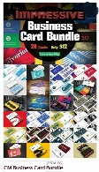 20 قالب لایه باز کارت ویزیت با طرح های متنوعCM Impressive Business Card Bundle
