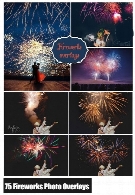 75 تصویر کلیپ آرت آتش بازی75 Fireworks Photo Overlays