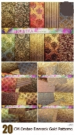 20 پترن گلدار طلایی با کیفیت بالاCM Ombre Damask Gold Patterns