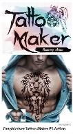 اکشن فتوشاپ ایجاد افکت تتو یا خالکوبی بر روی بدن به همراه آموزش ویدئویی از گرافیک ریورGraphicriver Tattoo Maker Photoshop Action