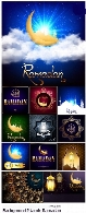 تصاویر وکتور پس زمینه های اسلامی ماه مبارک رمضانVector Background Islamic Holiday Of Ramadan
