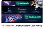 پروژه آماده افترافکت نمایش لوگو با افکت های نورانی سینمایی از ویدئوهایوVideohive Cinematic Light Logo Reveal After Effects Templates