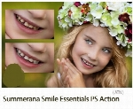 اکشن فتوشاپ رتوش حرفه ای دندان و ساخت لبخند زیباSummerana Smile Essentials Photoshop Action Collection