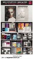 10 قالب آماده بروشور لایه باز مجله ای با فرمت ایندیزاینCM 10 Magazine Brochure Templates Pack