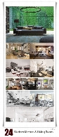 تصاویر با کیفیت طراحی داخلی خانه مدرن، سالن پذیرایی، مهمانخانه، آشپزخانه و ...Modern Loft With A Kitchen And Living Room