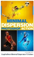اکشن فتوشاپ ایجاد افکت پراکندگی بر روی تصاویر به همراه آموزش ویدئویی از گرافیک ریورGraphicRiver Minimal Dispersion Photoshop Action