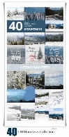 40 تصویر با کیفیت کوهستان و مناظر برفیCM Mountains Collection
