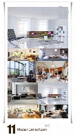 تصاویر با کیفیت طراحی داخلی خانه مدرن، اتاق نشیمنModern Living Room