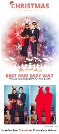 اکشن فتوشاپ ایجاد افکت کریسمس بر روی تصاویر از گرافیک ریورGraphicRiver Christmas Photoshop Action
