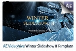 پروژه آماده افترافکت قالب آماده اسلاید شو با افکت زمستانی به همراه آموزش ویدئویی از ویدئوهایوVideohive Winter Slideshow II AE Templates