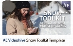 پروژه آماده افترافکت ایجاد افکت بارش برف متحرک بر روی ویدئو به همراه آموزش ویدئویی از ویدئوهایوVideohive Snow Toolkit After Effects Templates