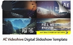پروژه آماده افترافکت قالب آماده اسلاید شو تصاویر با افکت دیجیتالی از ویدئوهایوVideohive Digital Slideshow After Effects Templates