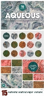 15 تصویر تکسچر کاغذی با طرح سنگ مرمر15 Authentic Marbled Paper Textures