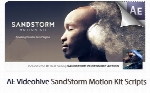 پروژه آماده افترافکت ایجاد افکت طوفان شن و ماسه متحرک بر روی تصاویر به همراه آموزش ویدئویی از ویدئوهایوVideohive SandStorm Motion Kit After Effects Script