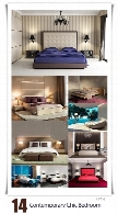 تصاویر با کیفیت طراحی داخلی اتاق خواب به همراه تخت خواب های کلاسیکContemporary Chic Bedroom