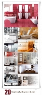 تصاویر با کیفیت طراحی داخلی حمام و دستشویی مدرنModern Bathroom Interior