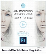 اکشن فتوشاپ روتوش حرفه ای تصاویر از آماندا دیاز به همراه آموزش ویدئوییAmanda Diaz Skin Retouching Action And Video Tutorial