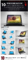 مجموعه موکاپ لایه باز صفحه پیش نمایش لپ تاپ و تبلتCM Bundle Google Pixel C Tablet Mockup