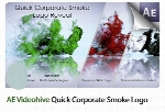 پروژه آماده افترافکت نمایش لوگو با دودهای رنگی از ویدئوهایوVideohive Quick Corporate Smoke Logo Reveal After Effects Templates