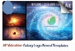 پروژه آماده افترافکت نمایش لوگو با افکت کهکشانی به همراه آموزش ویدئویی از ویدئوهایوVideohive Galaxy Logo Reveal After Effects Templates