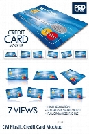 موکاپ لایه باز کارت اعتباریCM Plastic Credit Card Mockup
