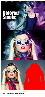 اکشن فتوشاپ ایجاد افکت دودهای رنگی بر روی تصاویرCM Colored Smoked