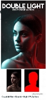 اکشن فتوشاپ ایجاد افکت دو نور متنوع بر روی تصاویر به همراه آموزش ویدئویی از گرافیک ریورGraphicRiver Double Light Photoshop Action