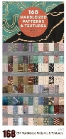 168 تصویر تکسچر با طرح های متنوع آبرنگی، چرمی، چوبی و ...CM 168 Marbleized Patterns And Textures
