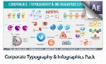 قالب آماده افترافکت نمایش تایپوگرافی و نمودارهای اینفوگرافیکی متحرک به همراه آموزش ویدئویی از ویدئوهایوVideohive Corporate Typography And Infographics