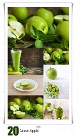 تصاویر با کیفیت سیب سبز و آب سیبGreen Apple