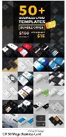 بیش از 50 تصویر لایه باز کارت ویزیت با طرح های متنوعCM 50 Mega Business Card Bundle