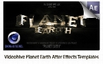 پروژه آماده افترافکت و سینمافوردی نمایش لوگو با افکت Planet Earth به همراه آموزش ویدئویی از ویدئوهایوVideohive Planet Earth After Effects Templates