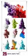 تصاویر با کیفیت ابر رنگ های متنوع نقاشیColorful Splash Of Paint