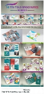 10 بروشور لایه باز تجاری سه لتCM 10 Tri Fold Brochures Bundle