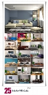 تصاویر با کیفیت طراحی داخلی مدرن با مبلمانInterior With Sofa