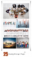 تصاویر با کیفیت گروهای مختلف مردم از شاتر استوکAmazing ShutterStock Group of People