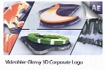 قالب آماده افترافکت نمایش لوگوهای سه بعدی درخشان از ویدئوهایو به همراه فیلم آموزشVideohive Glossy 3D Corporate Logo