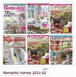 مجله دکوراسیون داخلی خانه رمانتیک و وسایل تزئینیRomantic Homes 2015 Full Year Issues Collection 02
