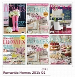 مجله دکوراسیون داخلی خانه رمانتیک و وسایل تزئینیRomantic Homes 2015 Full Year Issues Collection 01