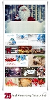 تصاویر با کیفیت پس زمینه و عناصر تزئینی کریسمسStock Photos Merry Christmas Style