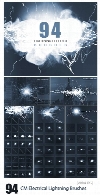 براش فتوشاپ رعد و برق الکتریکیCM Electrical Lightning Brushes