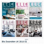 مجله دکوراسیون داخلی خانهElle Decoration UK 2015 Full Year Issues Collection 02