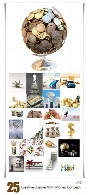 تصاویر خلاقانه تجاری پول، سکه و اسکناسCreative Busines With Money Concept